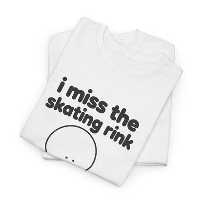 i miss the skating rink tee - White