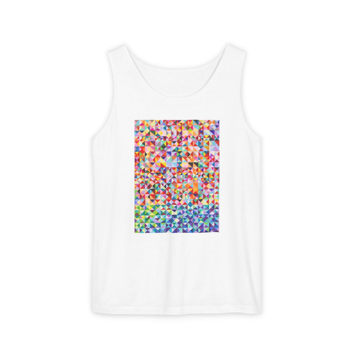 plate 135 tank - White