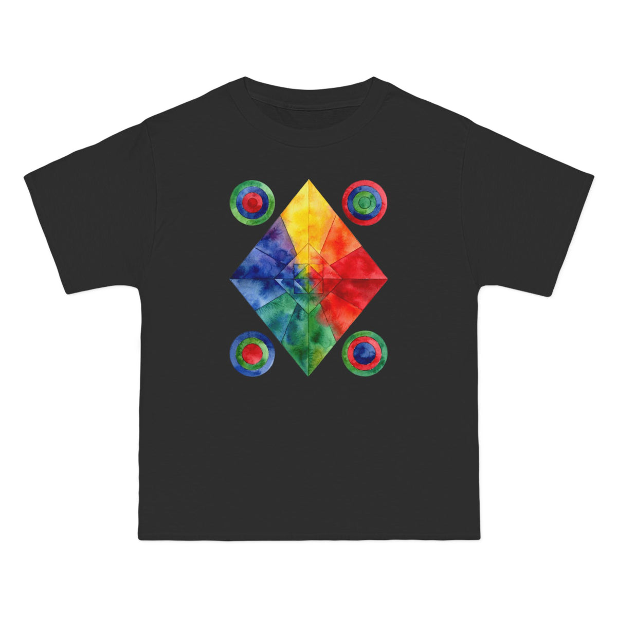 plate 215 beefy tee - Black