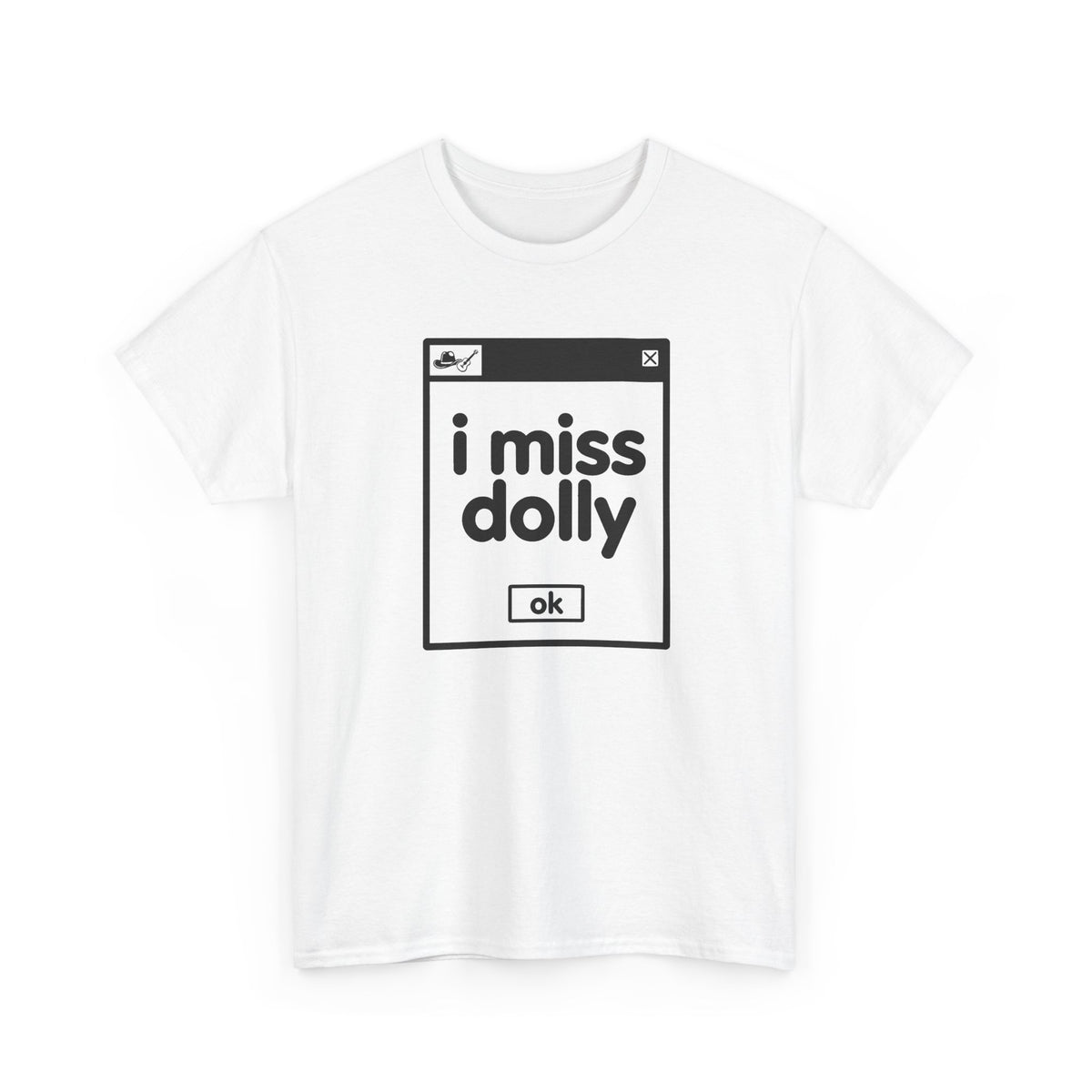 i miss dolly error tee - White by lonelyboi