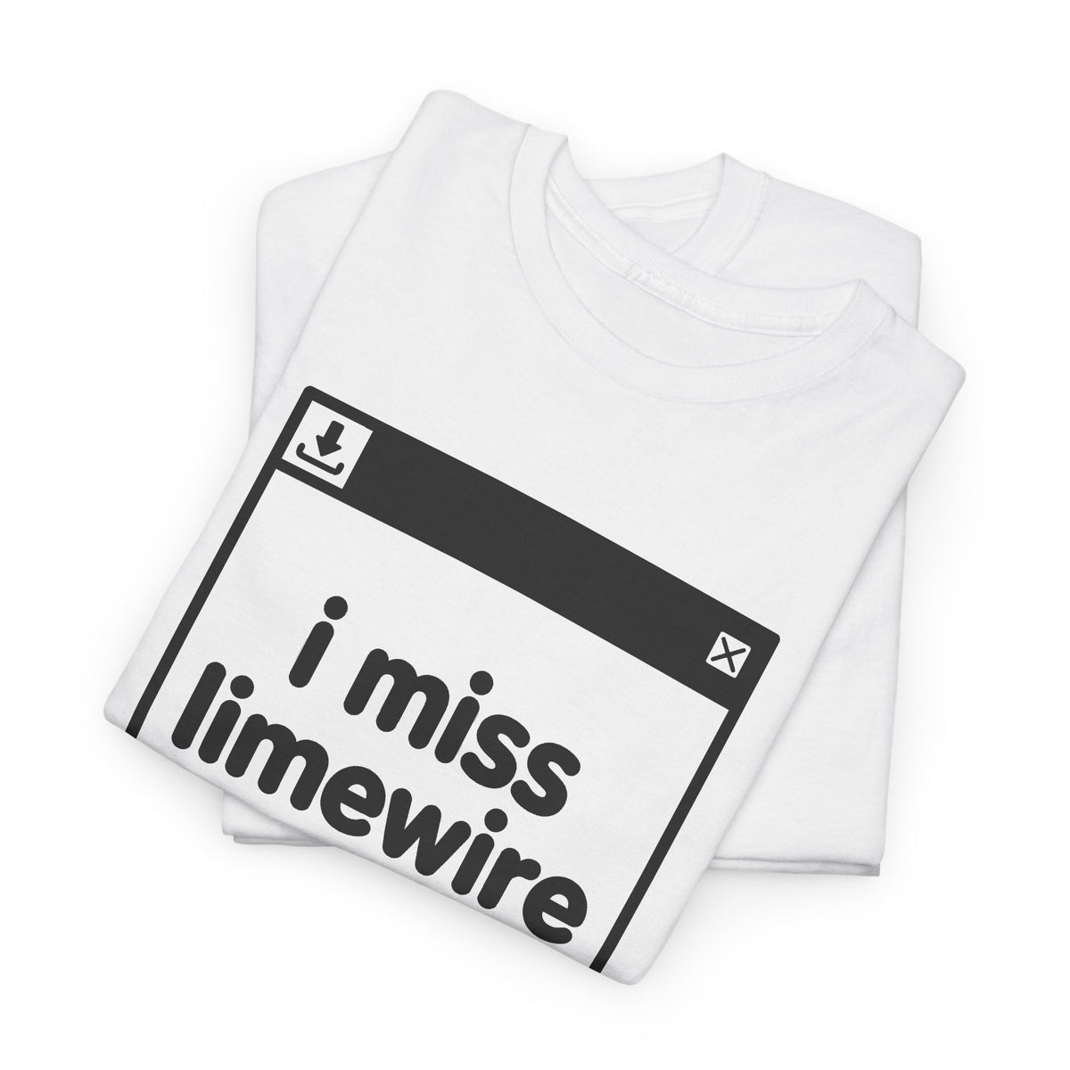 i miss limewire error tee - White by lonelyboi