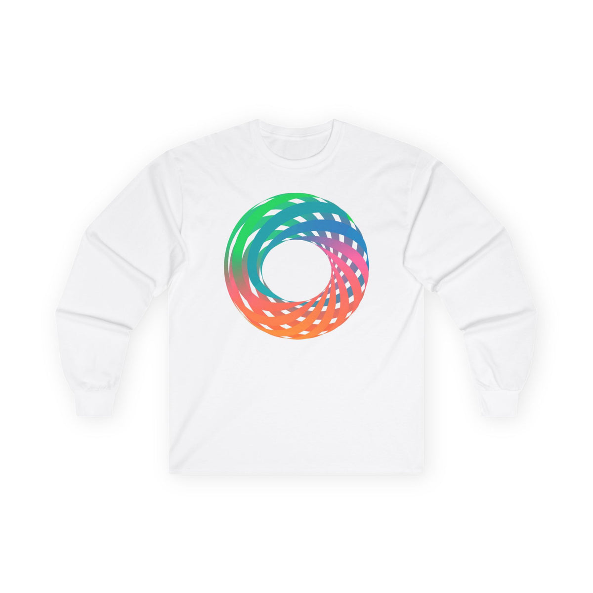 plate 463 long sleeve tee - White by onlycolor
