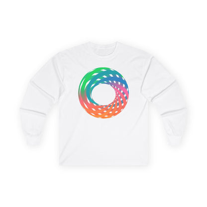 plate 463 long sleeve tee - White