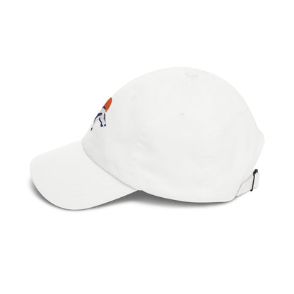 Denver Football Dad Cap — Embroidered, Orange, White & Navy