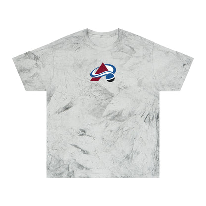 Colorado Hockey Tie-Dye Tee — Smoke, Royal, Maroon & White