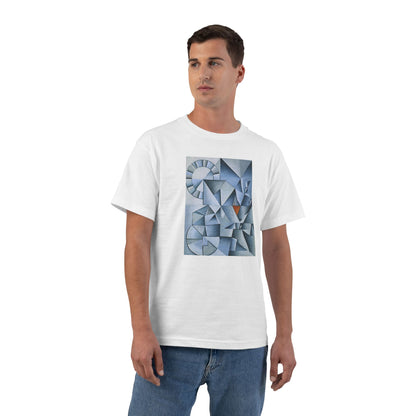 plate 055 beefy tee - White