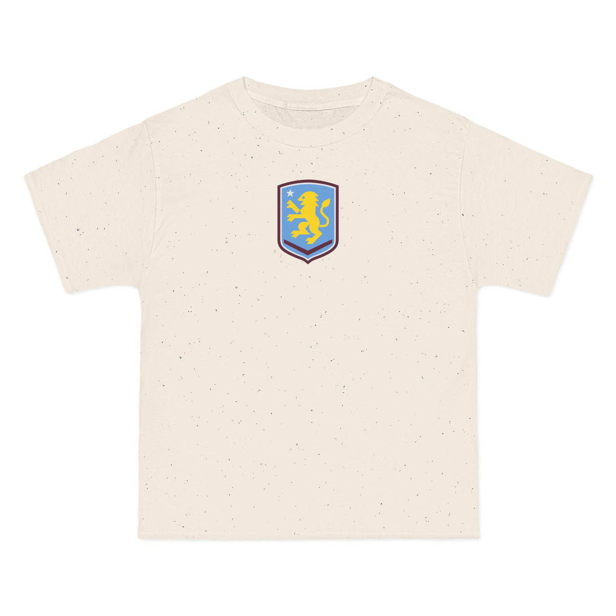 Birmingham Soccer Heavyweight Tee — Natural, Aqua, Gold & Maroon