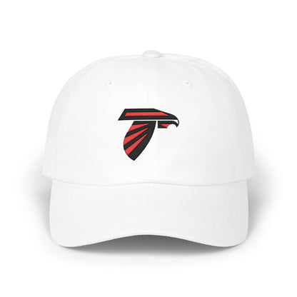 Atlanta Football Dad Cap — Embroidered, Black & Red