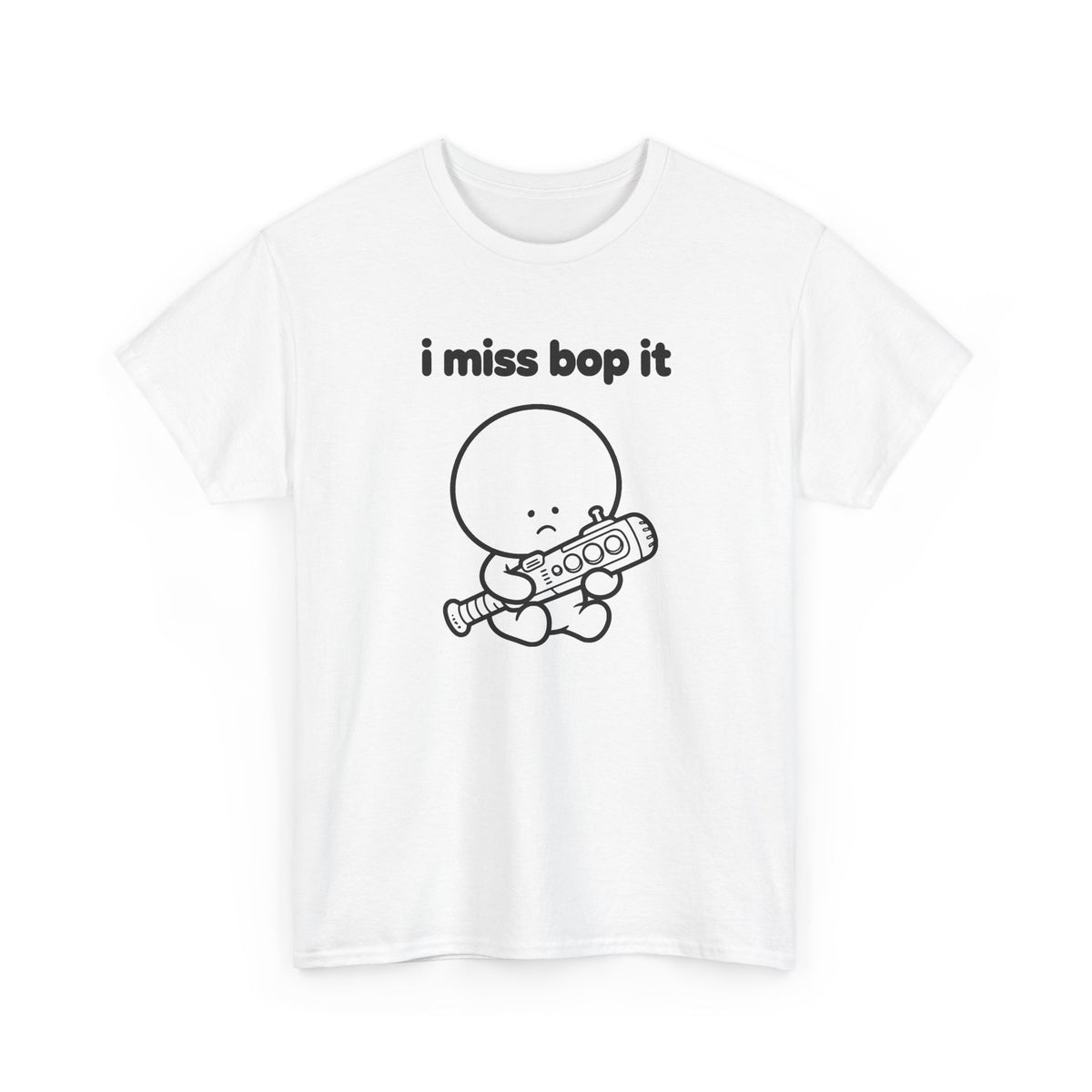 i miss bop it tee - White by lonelyboi