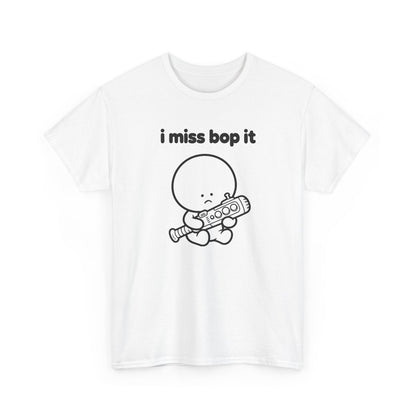 i miss bop it tee - White