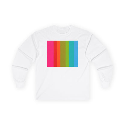 plate 254 long sleeve tee - White