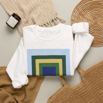 plate 010 crewneck - White