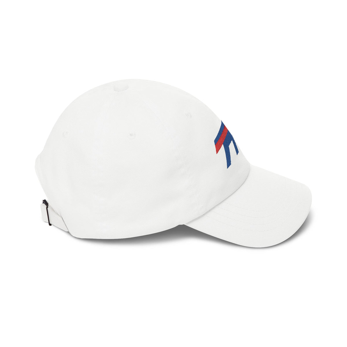Buffalo Football Dad Cap — Embroidered, Royal & Red