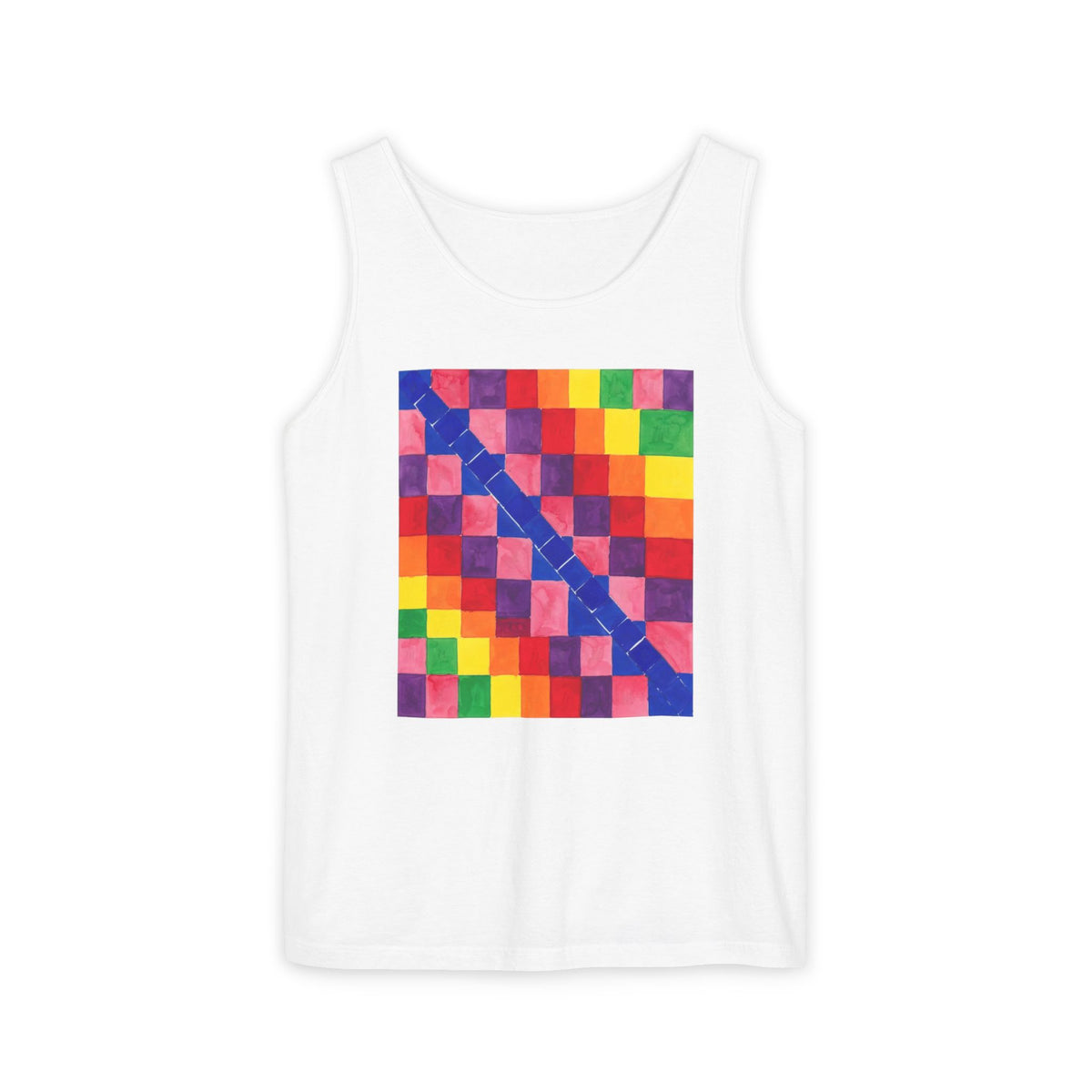 plate 298 tank - White