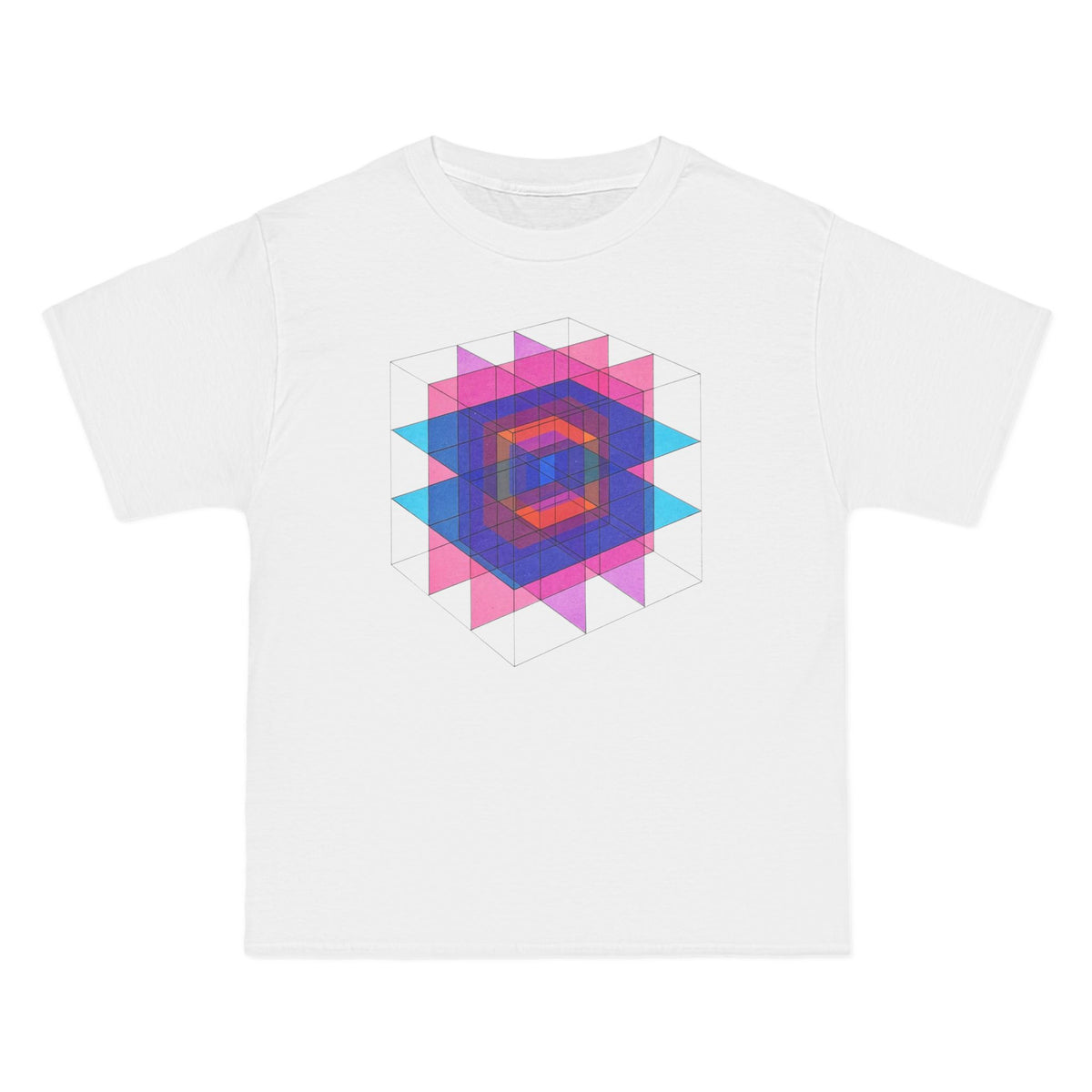 plate 367 beefy tee - White by onlycolor