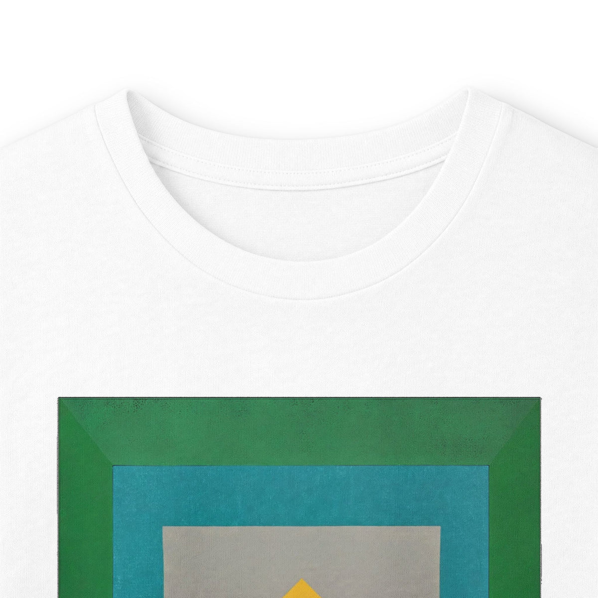 plate 015 long sleeve tee - White by onlycolor