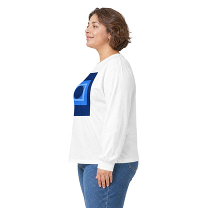 plate 448 long sleeve tee - White