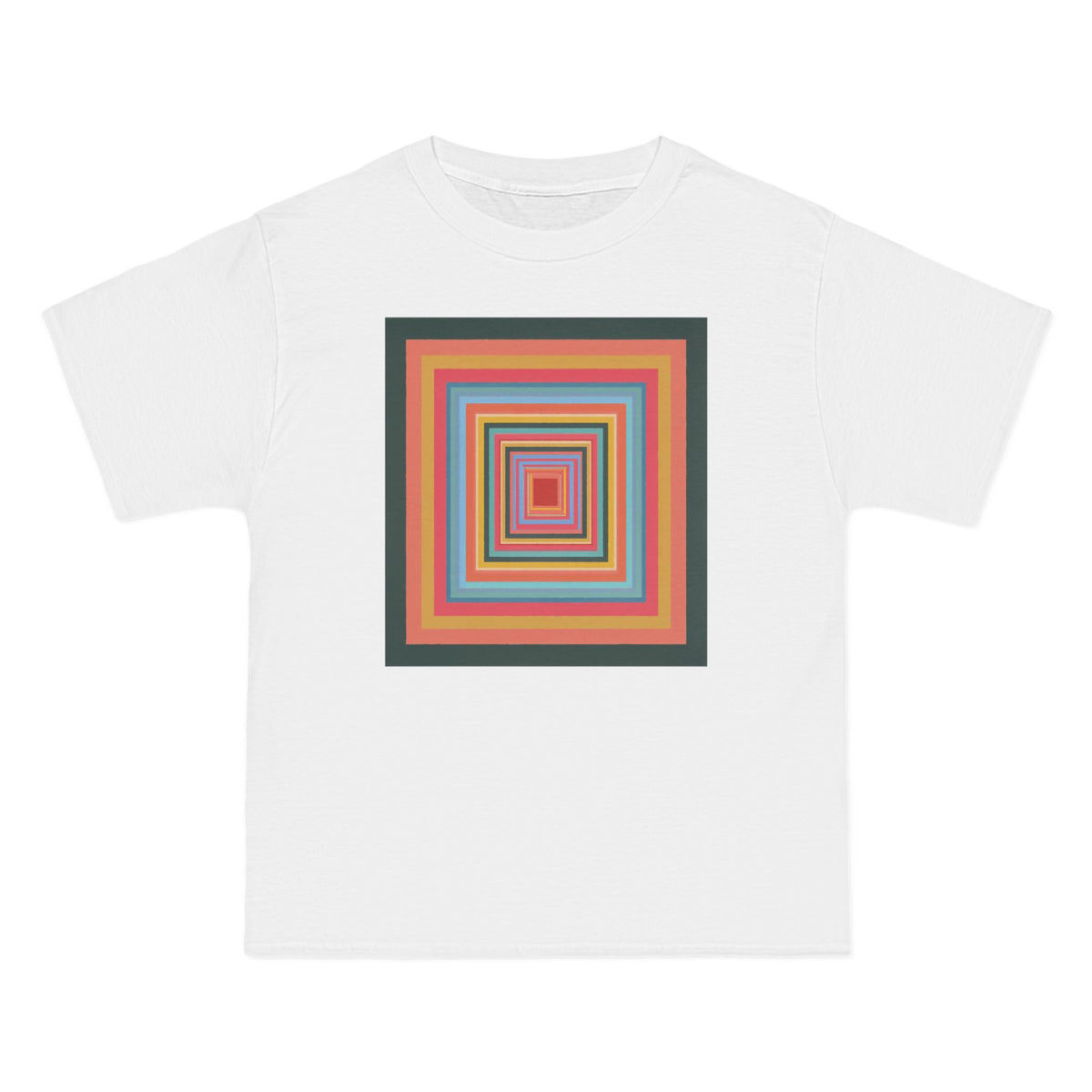plate 155 beefy tee - White by onlycolor