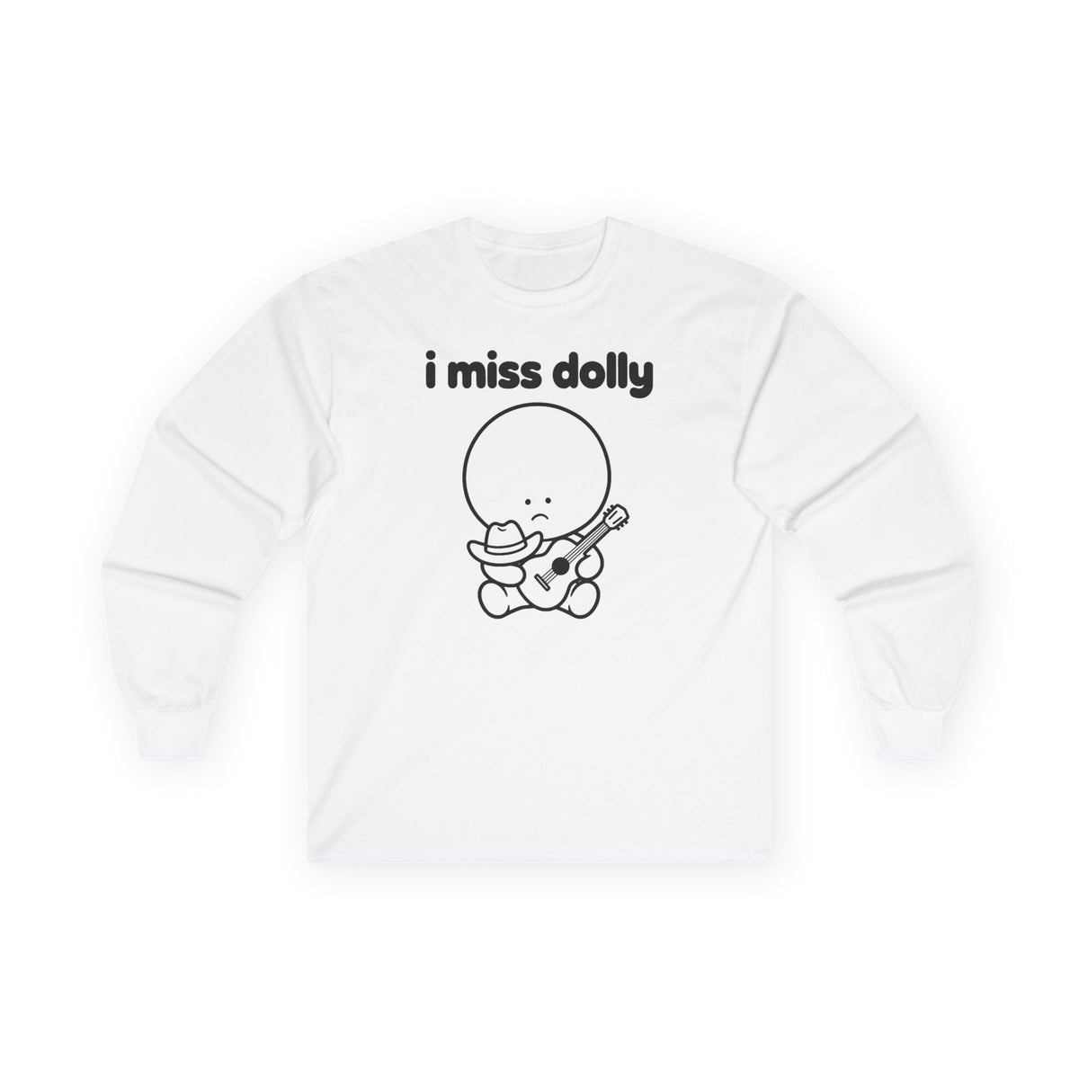 i miss dolly long sleeve tee - White