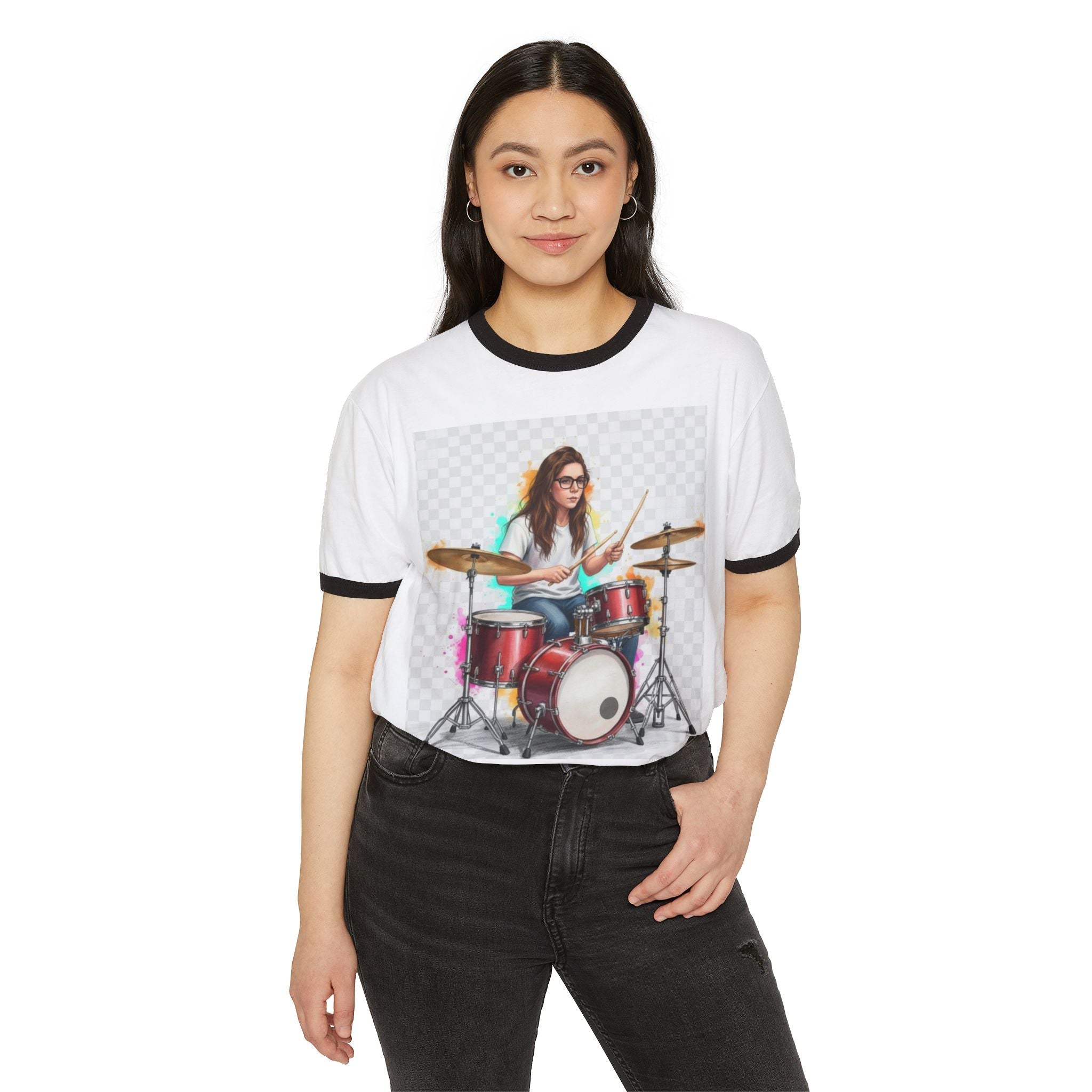 Unisex Cotton Ringer T-Shirt