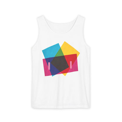 plate 009 tank - White