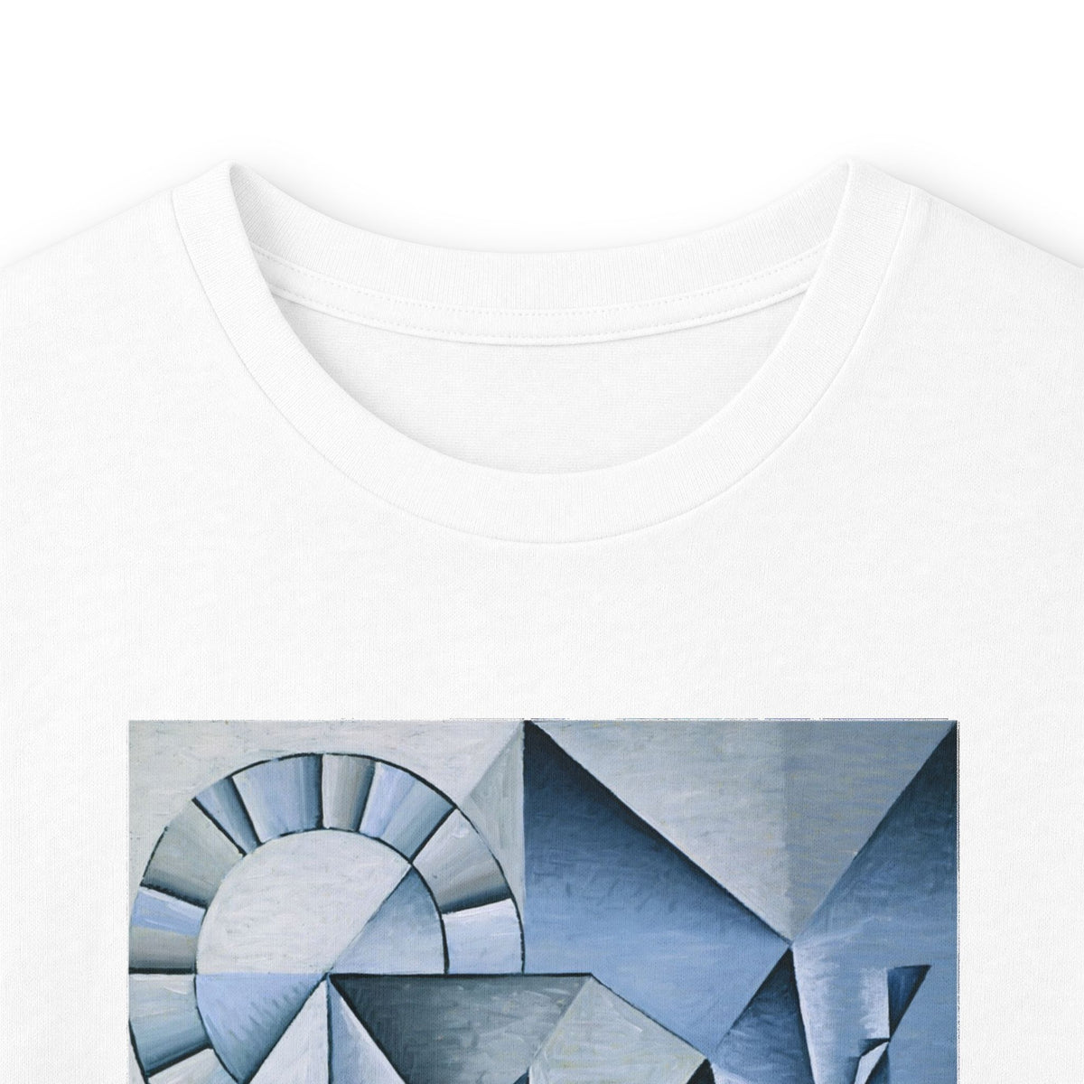 plate 055 long sleeve tee - White
