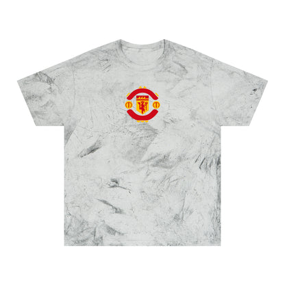 Manchester Soccer Tie-Dye Tee — Smoke, Red & Gold