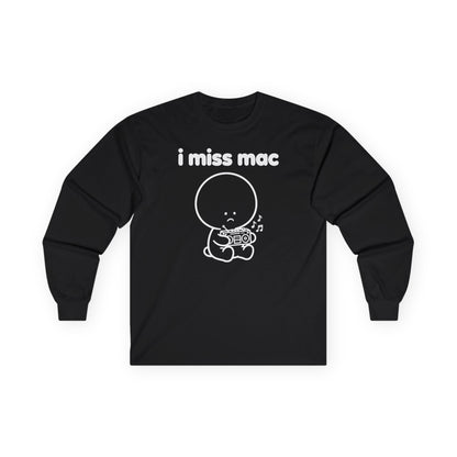 i miss mac long sleeve tee - Black