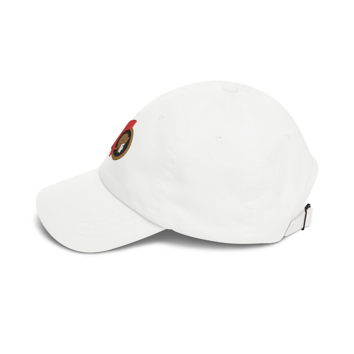 Ottawa Hockey Dad Cap — Embroidered, Black, Red & Old Gold