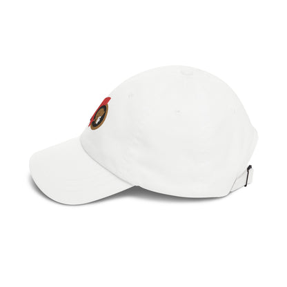 Ottawa Hockey Dad Cap — Embroidered, Black, Red & Old Gold