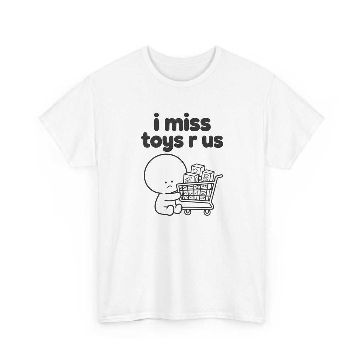 i miss toys r us tee - White