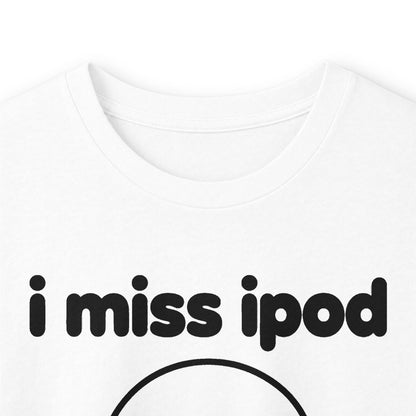 i miss ipod long sleeve tee - White