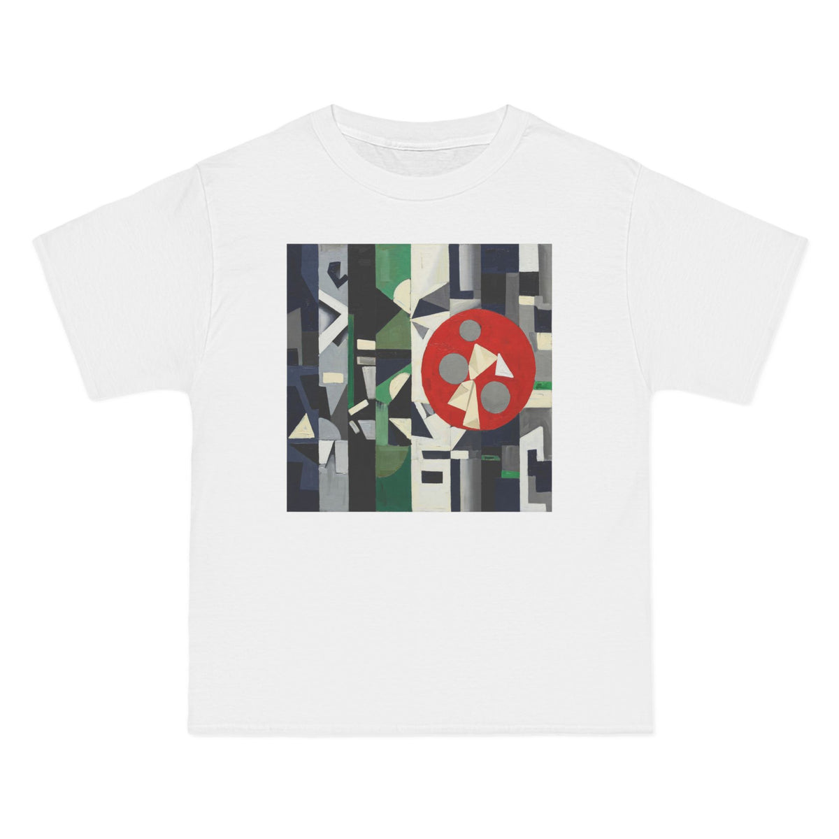 plate 045 beefy tee - White by onlycolor