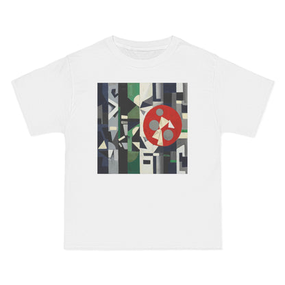 plate 045 beefy tee - White