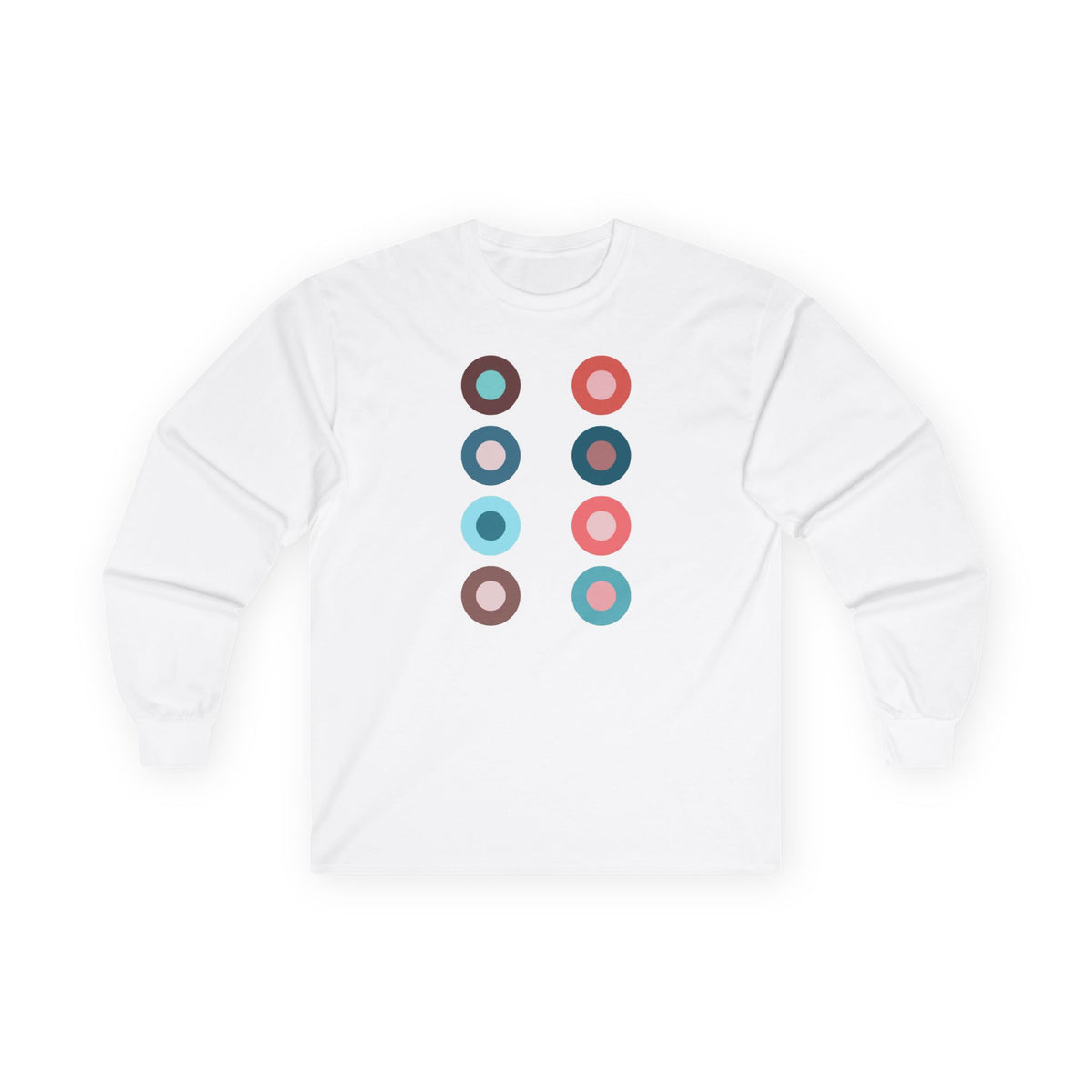 plate 138 long sleeve tee - White