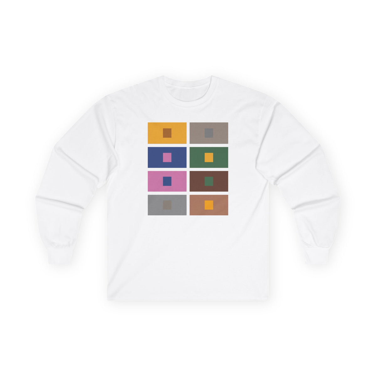 plate 280 long sleeve tee - White