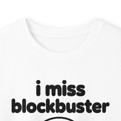 i miss blockbuster long sleeve tee - White