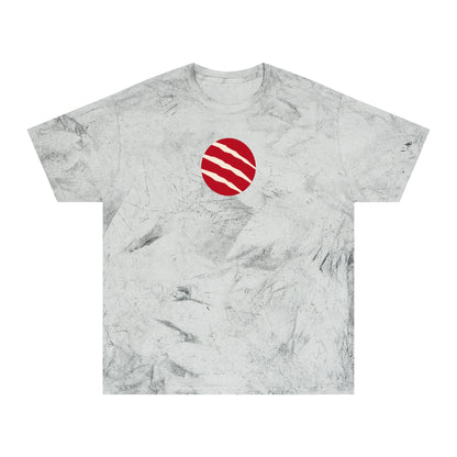 Toronto Basketball Tie-Dye Tee — Smoke, Crimson & Off-White