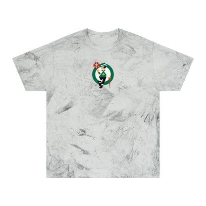 Boston Basketball Tie-Dye Tee — Smoke, Kelly Green, White & Black
