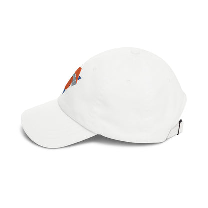 New York Basketball Dad Cap — Embroidered, Orange, Grey & Royal