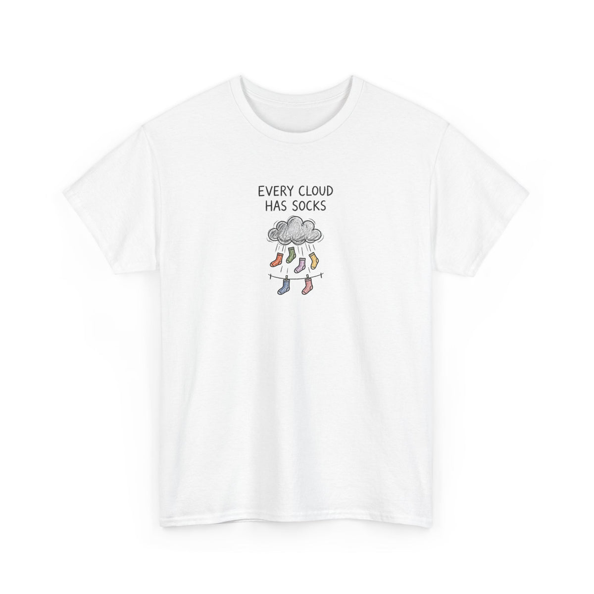 Cloud Socks tee by doodledude