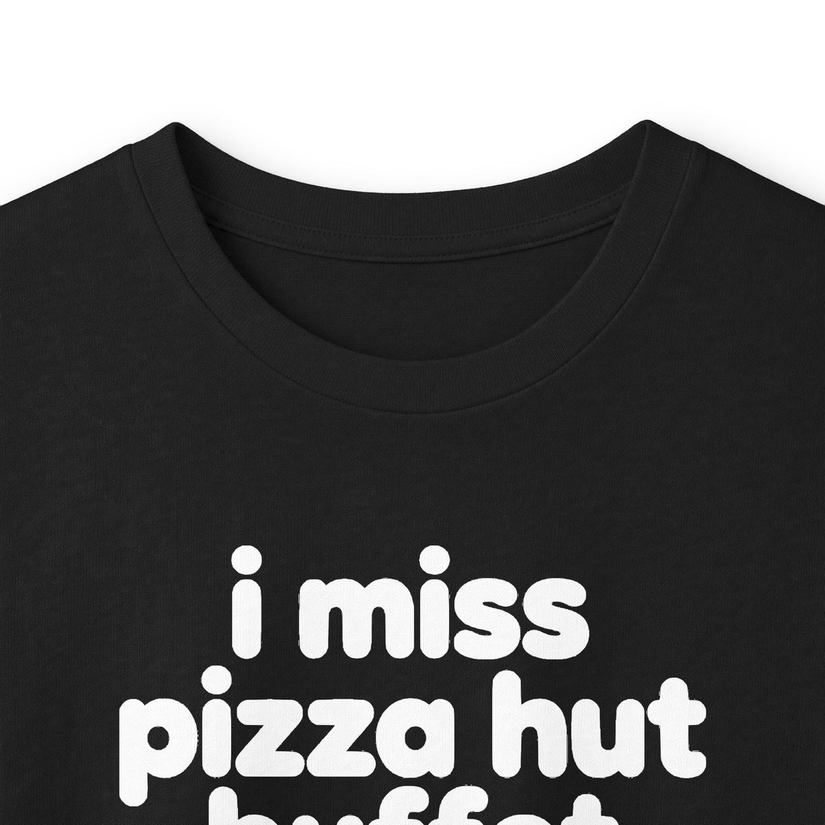 i miss pizza hut buffet long sleeve tee - Black