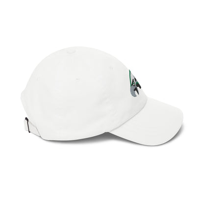Philadelphia Football Dad Cap — Embroidered, Grey, Kelly Green & White