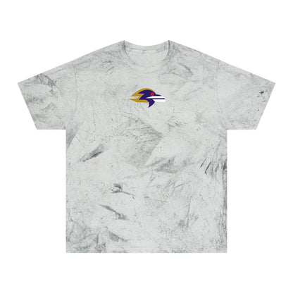 Baltimore Football Tie-Dye Tee — Smoke, Navy, Old Gold & White