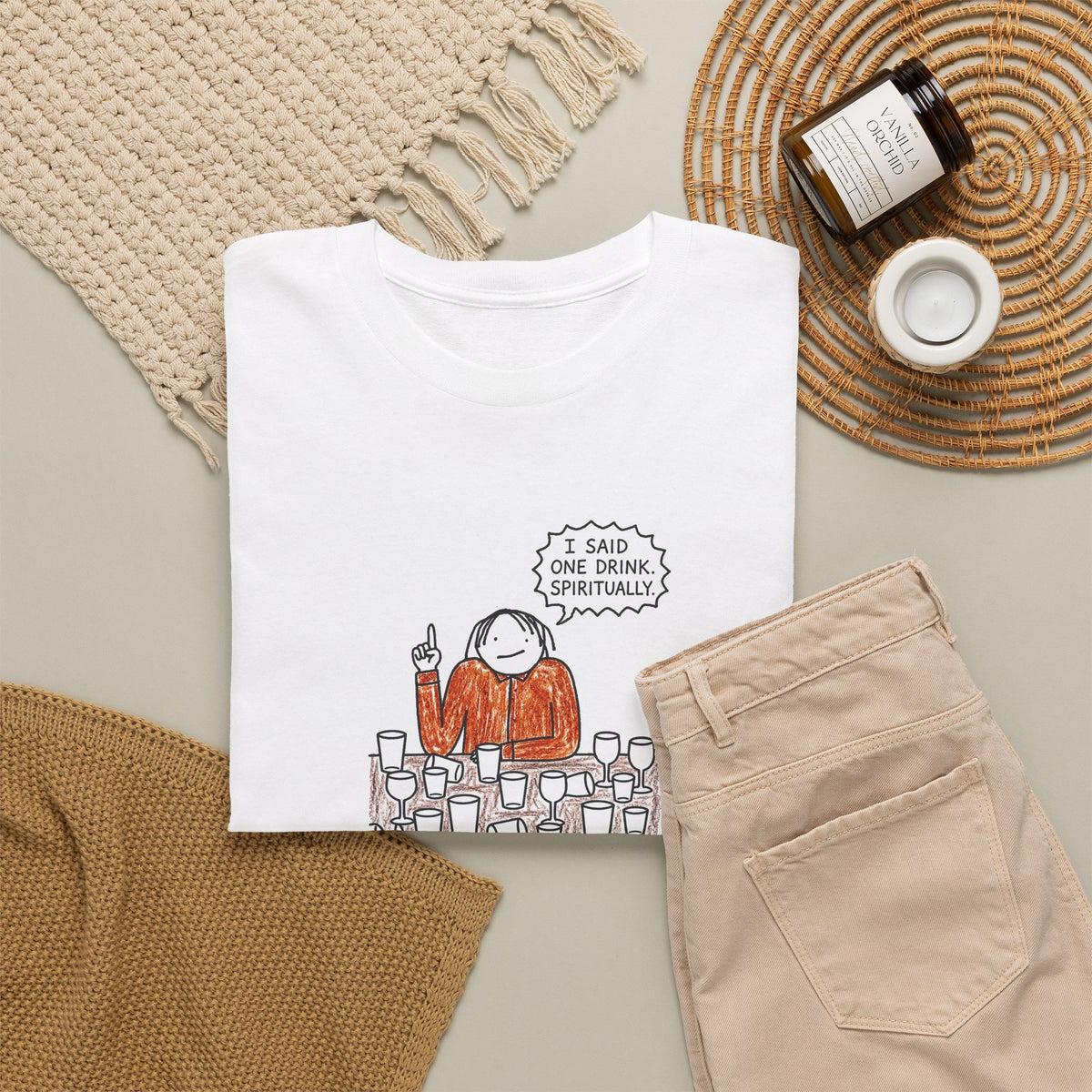 Spiritually One Drink tee