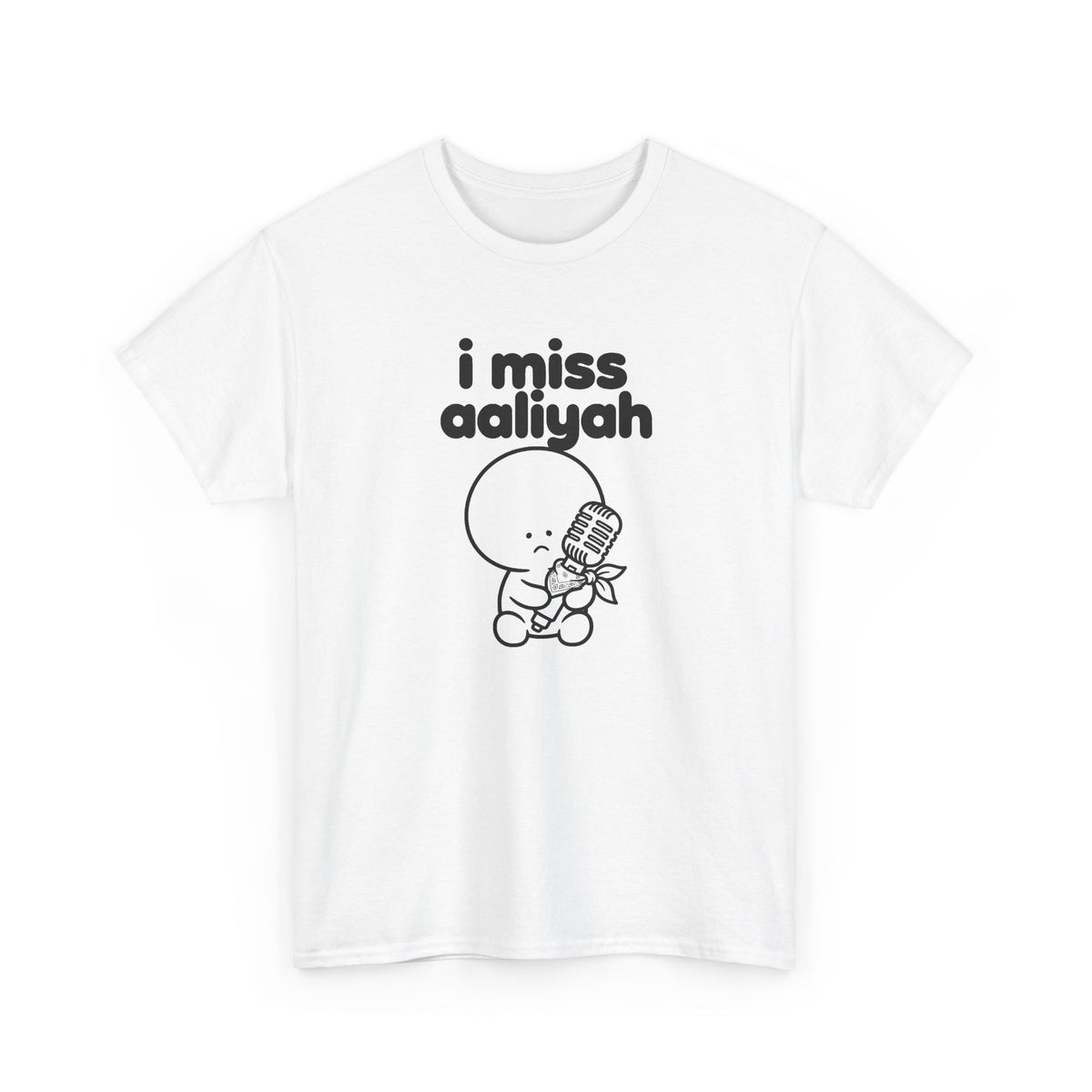 i miss aaliyah tee - White by lonelyboi