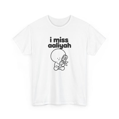 i miss aaliyah tee - White