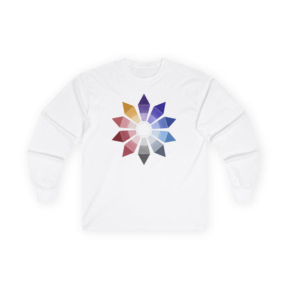 plate 116 long sleeve tee - White