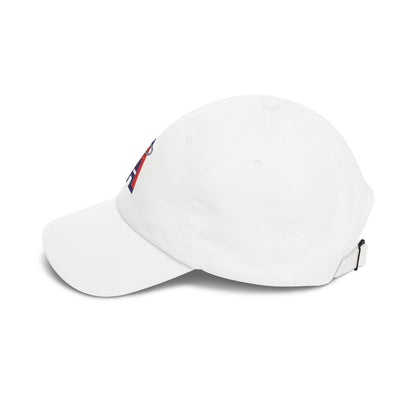 Los Angeles Baseball Dad Cap — Embroidered, Red, Navy & Grey