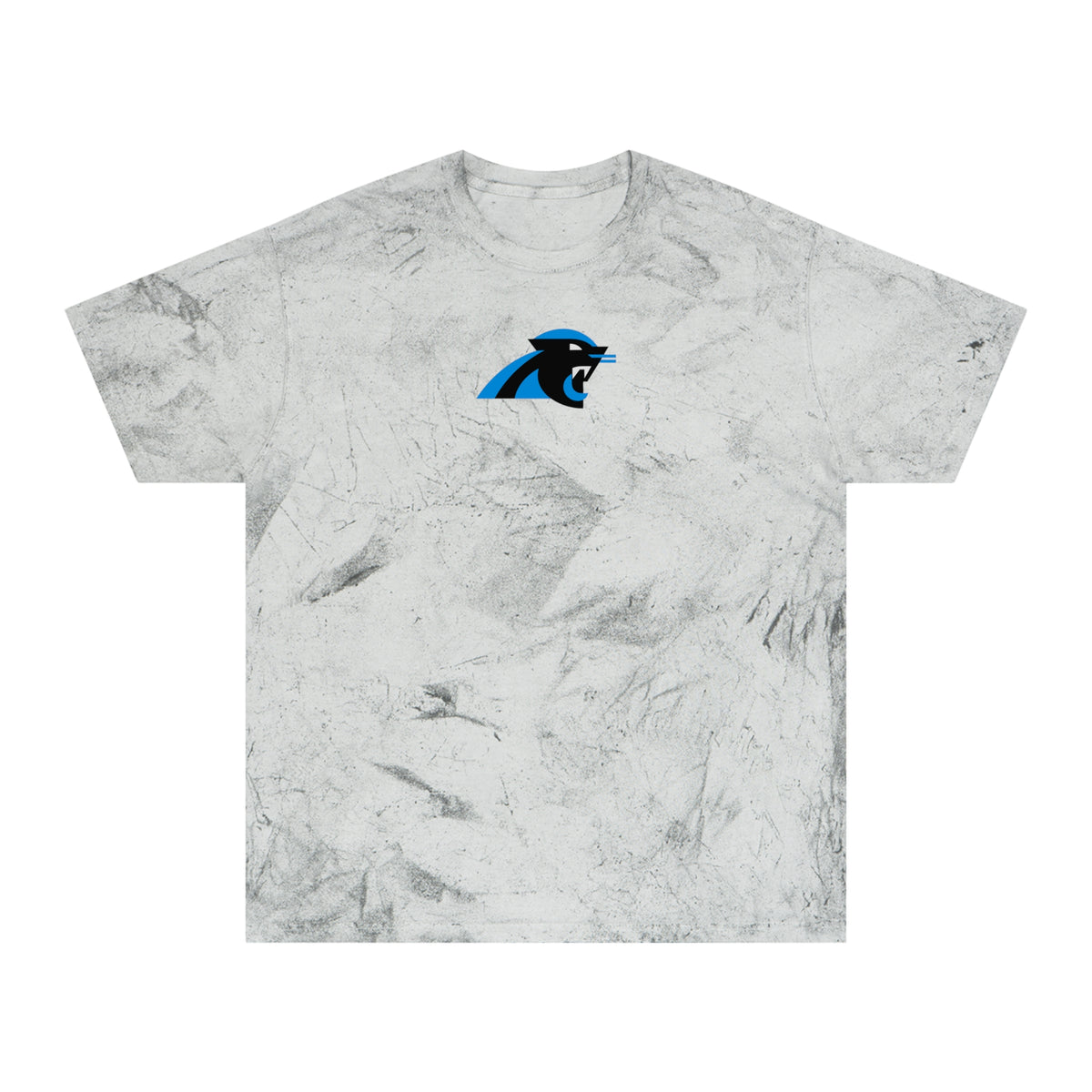 Carolina Football Tie-Dye Tee — Smoke, Black, Aqua & White